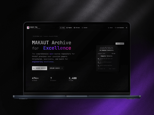 Introducing MAKAUT Archive: Your Ultimate Question Paper Repository
